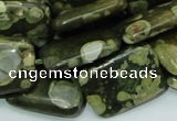 CRH27 15.5 inches 18*24mm rectangle rhyolite beads wholesale