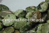 CRH44 15.5 inches 12*16mm oval rhyolite beads wholesale