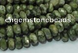 CRH52 15.5 inches 5*8mm faceted rondelle rhyolite beads wholesale