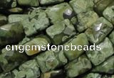 CRH79 15.5 inches 13*18mm faceted rectangle rhyolite beads wholesale