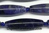 CRI165 15 inches 9*30mm rice sodalite gemstone beads