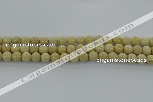 CRI203 15.5 inches 10mm round riverstone beads wholesale