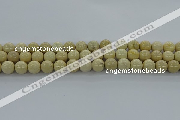 CRI204 15.5 inches 12mm round riverstone beads wholesale