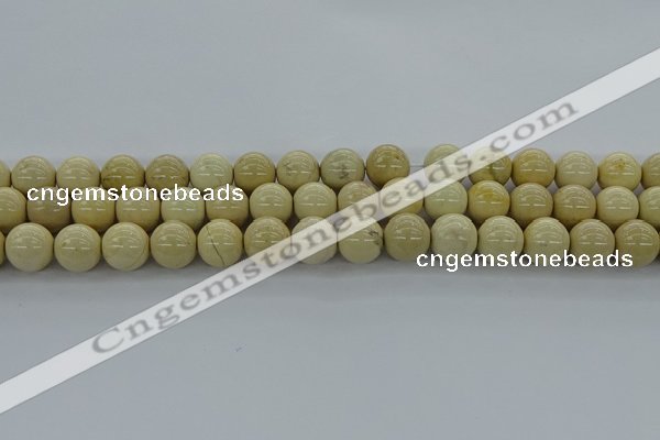 CRI205 15.5 inches 14mm round riverstone beads wholesale