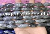 CRI305 15.5 inches 10*25mm rice labradorite beads wholesale