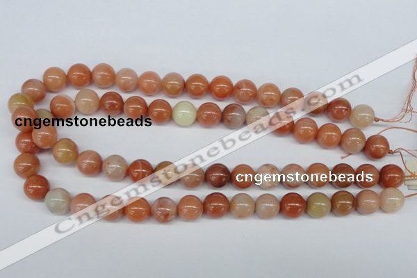 CRJ203 15.5 inches 12mm round natural red jade gemstone beads