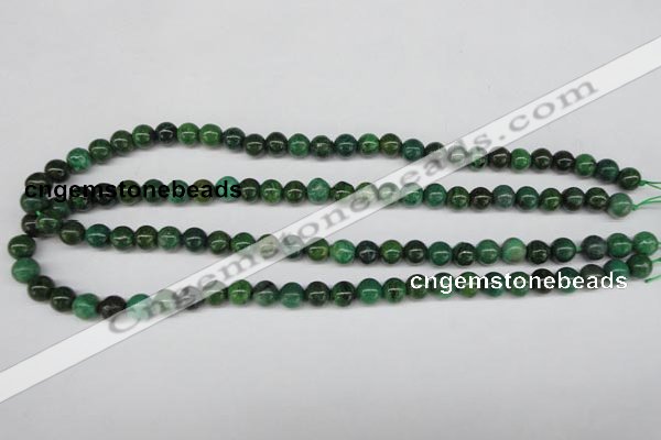 CRJ302 15.5 inches 8mm round African prase jasper beads wholesale