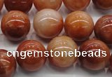 CRJ502 15.5 inches 8mm round red jade gemstone beads