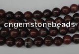 CRO05 15.5 inches 6mm round red picture jasper beads wholesale