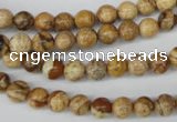 CRO09 15.5 inches 6mm round picture jasper beads wholesale