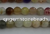 CRO1041 15.5 inches 6mm faceted round mixed gemstone beads