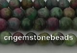 CRO1111 15.5 inches 6mm round ruby apatrite beads wholesale