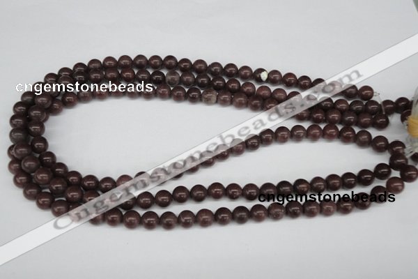 CRO112 15.5 inches 8mm round purple aventurine beads wholesale