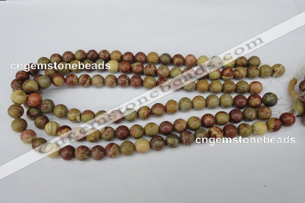 CRO192 15.5 inches 10mm round rainbow jasper beads wholesale