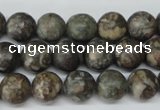 CRO195 15.5 inches 10mm round Chinese leopard skin jasper wholesale