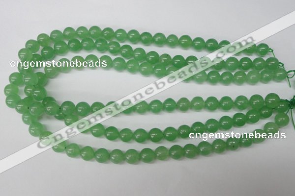 CRO206 15.5 inches 10mm round dyed candy jade beads wholesale