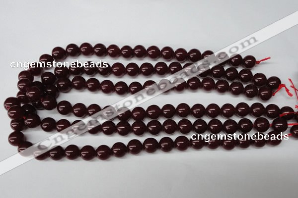 CRO208 15.5 inches 10mm round dyed candy jade beads wholesale