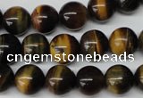 CRO217 15.5 inches 10mm round yellow & blue tiger eye beads wholesale