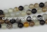 CRO23 15.5 inches 6mm round agate gemstone beads wholesale