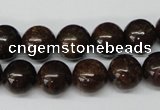 CRO230 15.5 inches 10mm round bronzite gemstone beads wholesale