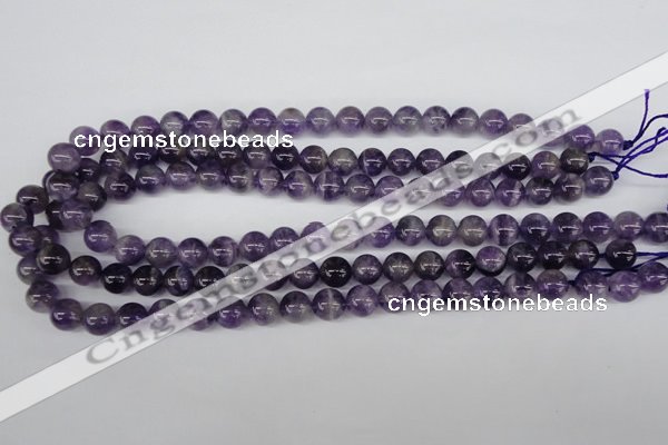 CRO237 15.5 inches 10mm round amethyst gemstone beads wholesale