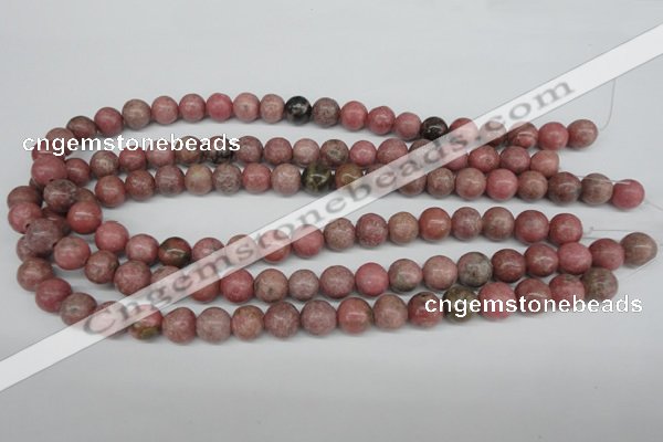 CRO238 15.5 inches 10mm round rhodochrosite gemstone beads wholesale