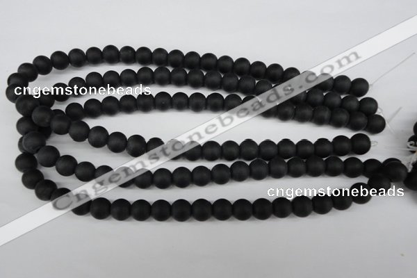 CRO245 15.5 inches 10mm round blackstone beads wholesale