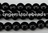 CRO247 15.5 inches 10mm round blackstone beads wholesale