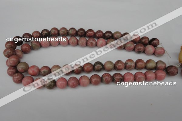 CRO285 15.5 inches 12mm round rhodochrosite beads wholesale