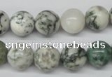 CRO300 15.5 inches 12mm round tree agate beads wholesale