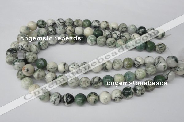 CRO300 15.5 inches 12mm round tree agate beads wholesale