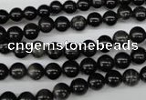 CRO32 15.5 inches 6mm round black obsidian gemstone beads wholesale