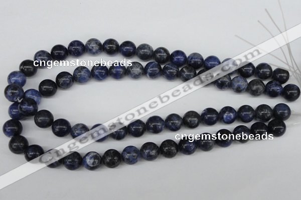 CRO344 15.5 inches 12mm round sodalite gemstone beads wholesale