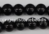 CRO353 15.5 inches 12mm round blackstone beads wholesale