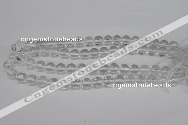 CRO396 15.5 inches 14mm round white crystal beads wholesale