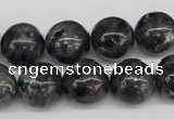 CRO399 15.5 inches 14mm round black labradorite beads wholesale