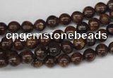 CRO40 15.5 inches 6mm round bronzite gemstone beads wholesale