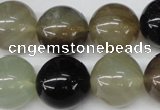 CRO437 15.5 inches 16mm round agate gemstone beads wholesale