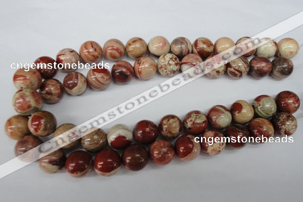 CRO449 15.5 inches 16mm round rainrow stone beads wholesale