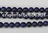 CRO46 15.5 inches 6mm round dyed lapis lazuli beads wholesale