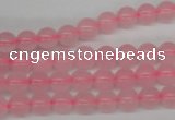 CRO48 15.5 inches 6mm round rose quartz beads wholesale