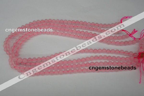 CRO48 15.5 inches 6mm round rose quartz beads wholesale