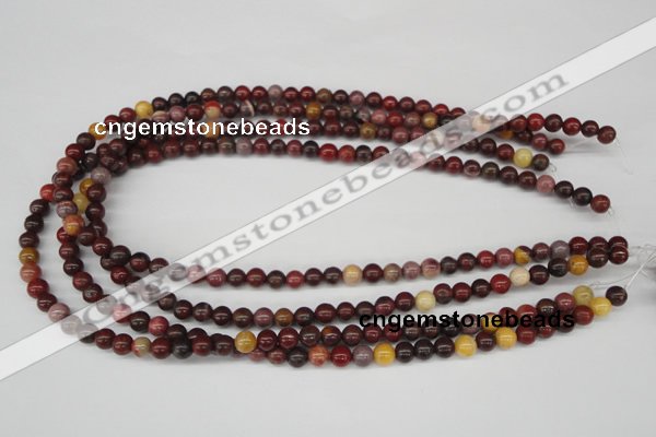 CRO49 15.5 inches 6mm round mookaite gemstone beads wholesale