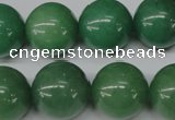 CRO495 15.5 inches 18mm round green aventurine beads wholesale