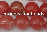 CRO499 15.5 inches 18mm round cherry quartz beads wholesale