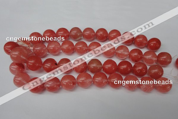 CRO499 15.5 inches 18mm round cherry quartz beads wholesale