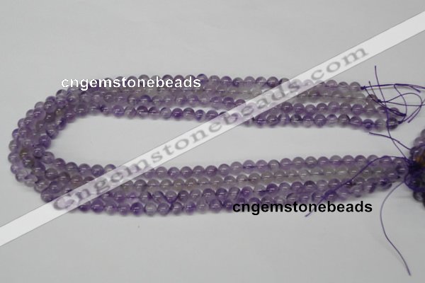 CRO53 15.5 inches 6mm round amethyst gemstone beads wholesale