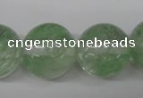 CRO549 15.5 inches 20mm round watermelon green beads wholesale