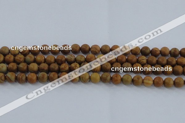 CRO553 15.5 inches 8mm round grain stone beads wholesale