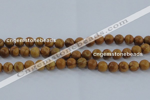 CRO554 15.5 inches 10mm round grain stone beads wholesale